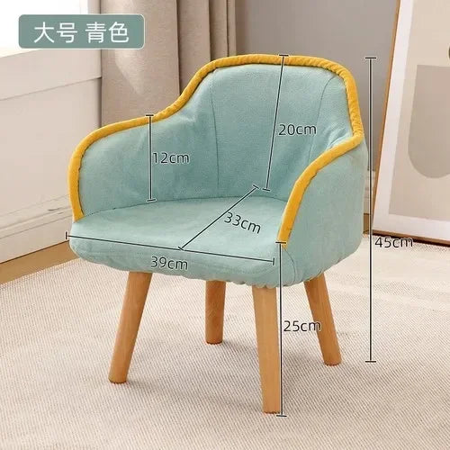 Children's small sofa chair, single person reading corner, reading lazy room backrest seat