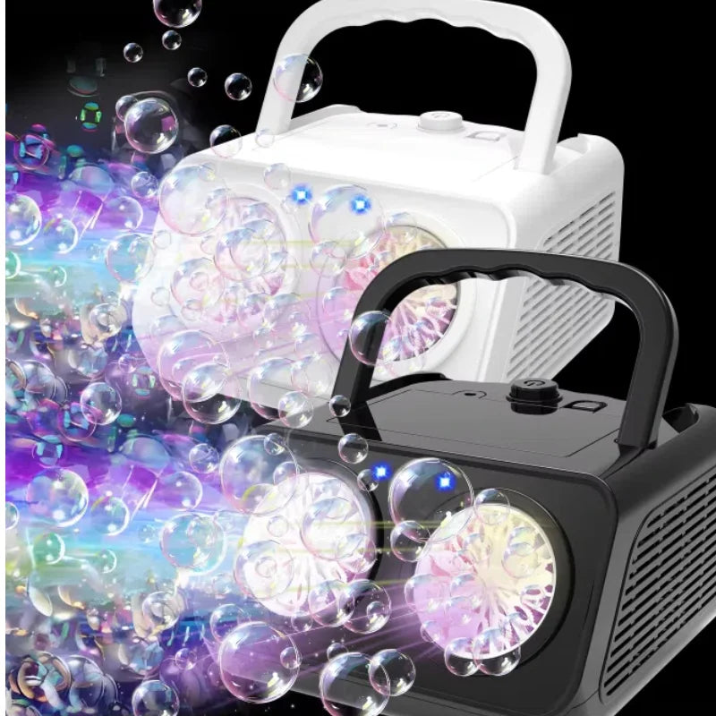 Automatic Bubble Machine Upgrade Bubble Blower with 2 Fans 20000+ Bubbles Per Minute