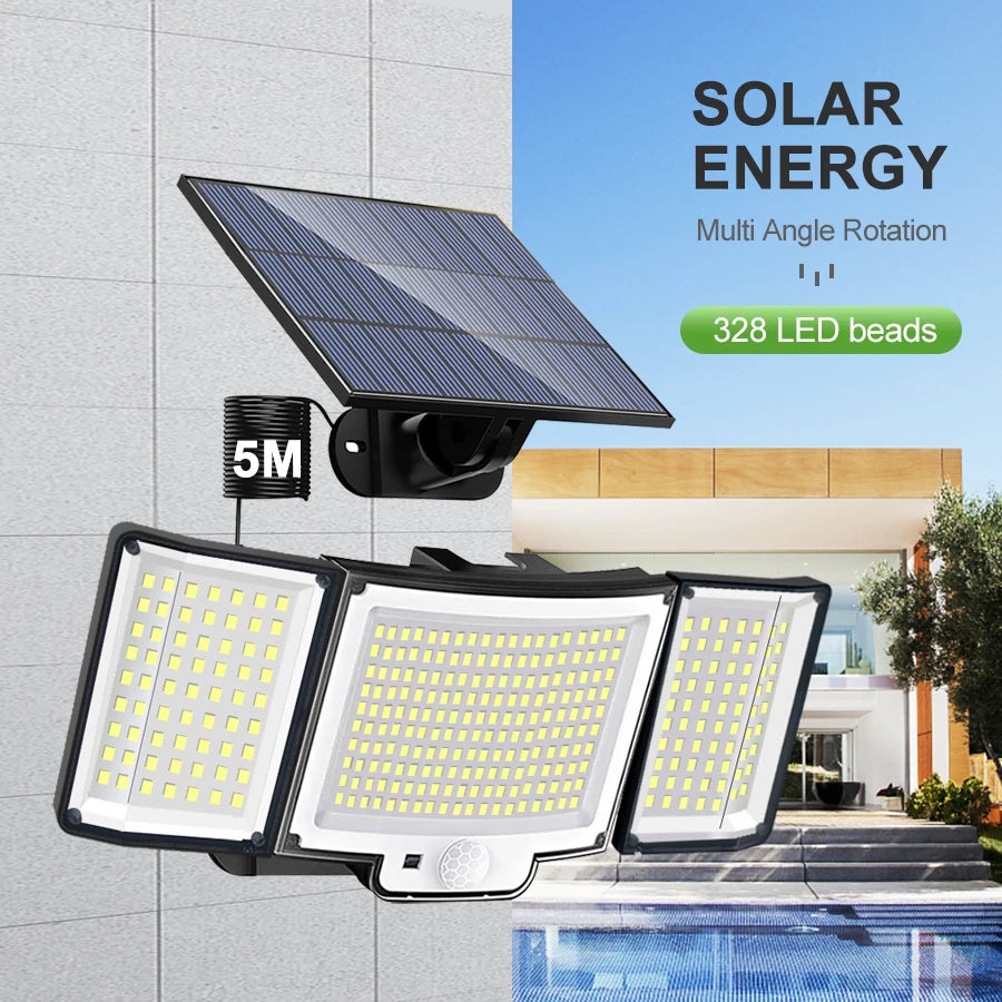 Outdoor Security with Solar Flood Lights