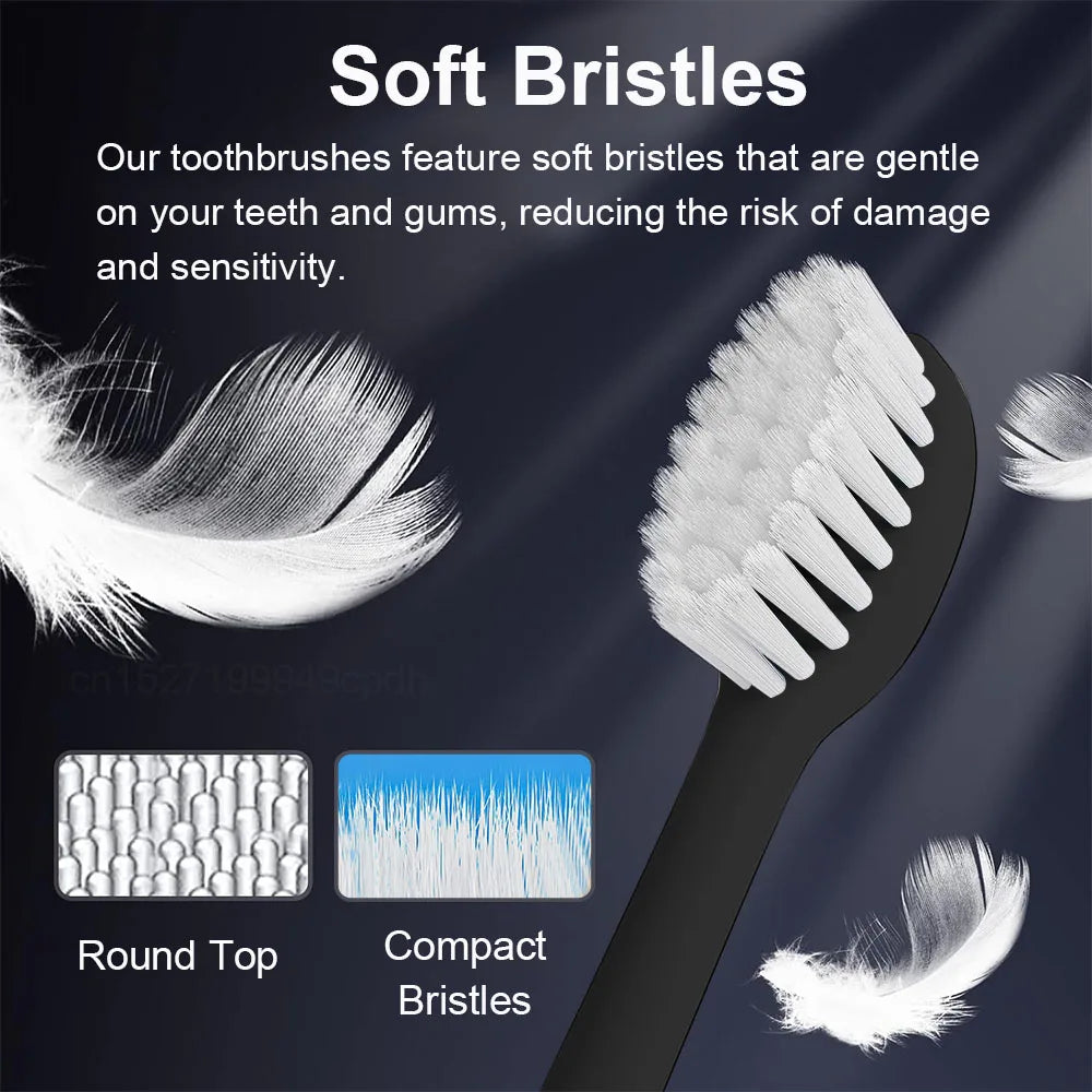 Electric Ultrasonic Toothbrush 8 High-Precision Brushing Modes Rechargeable Tooth Cleaner