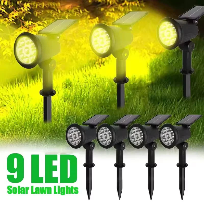 Solar Lights Outdoor Garden Powered Wall Lamp Waterproof Motion Sensor Light