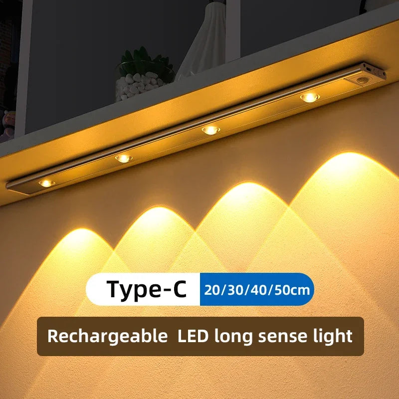 LED Motion Sensor Wireless Ultra Thin Night Light USB