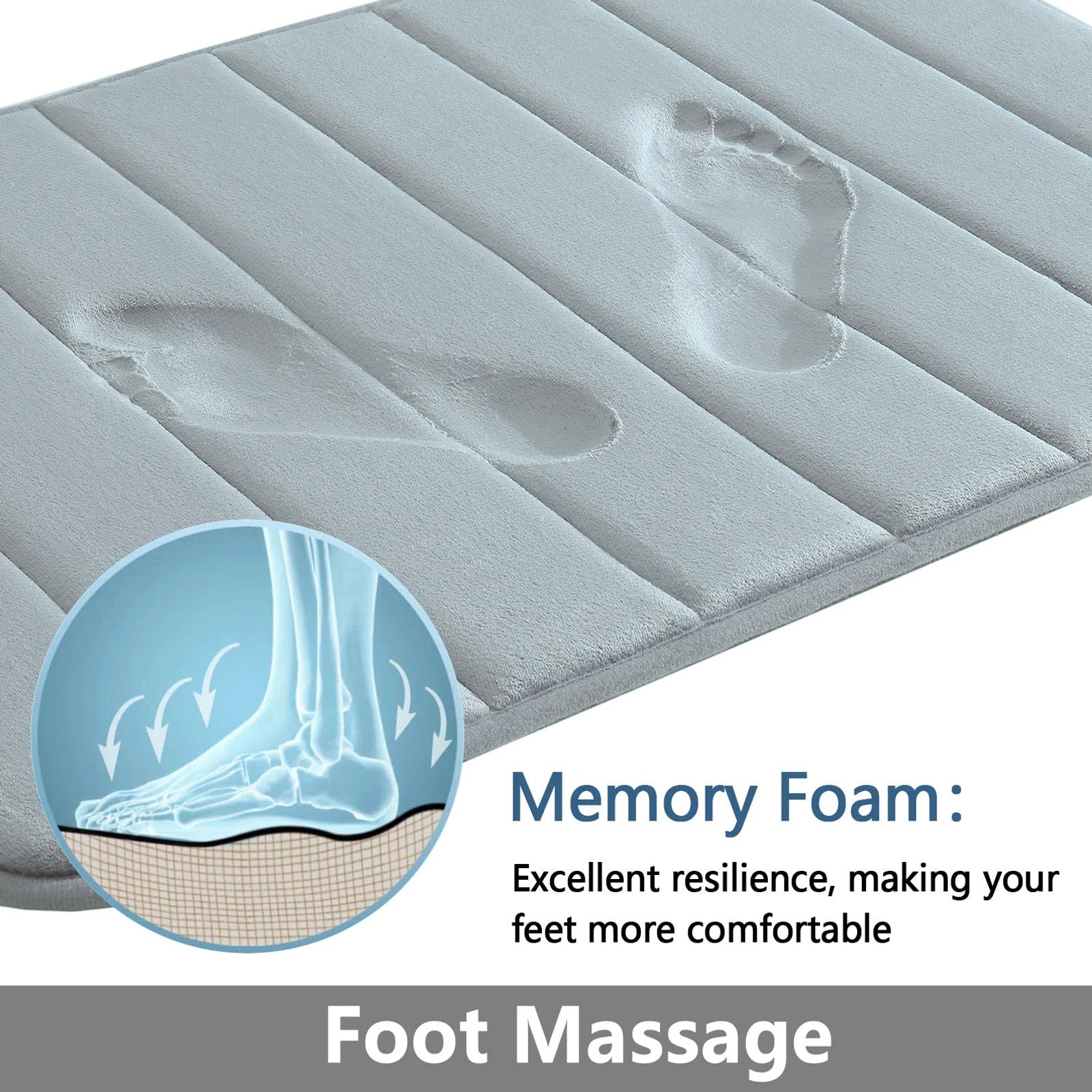 Super Absorbent Memory Foam Bath Mat