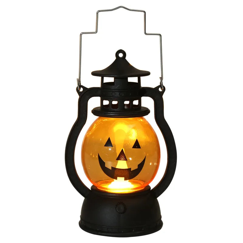 Halloween Small Oil Lamp Toy with Various Expressions LED Electronic Lamp