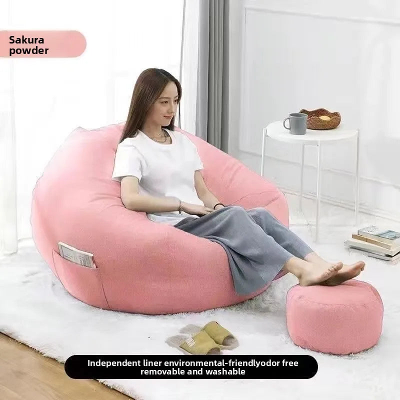 Lazy Sofa Bean Bag Tatami Living Room Recliner Small Apartment Leisure Chair