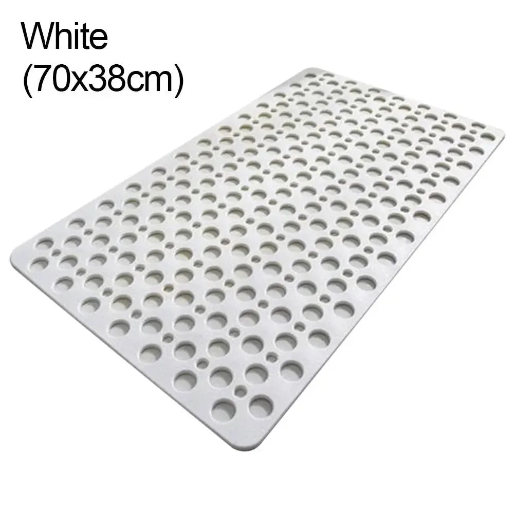 Non-Slip Bath Mat with Drain Holes