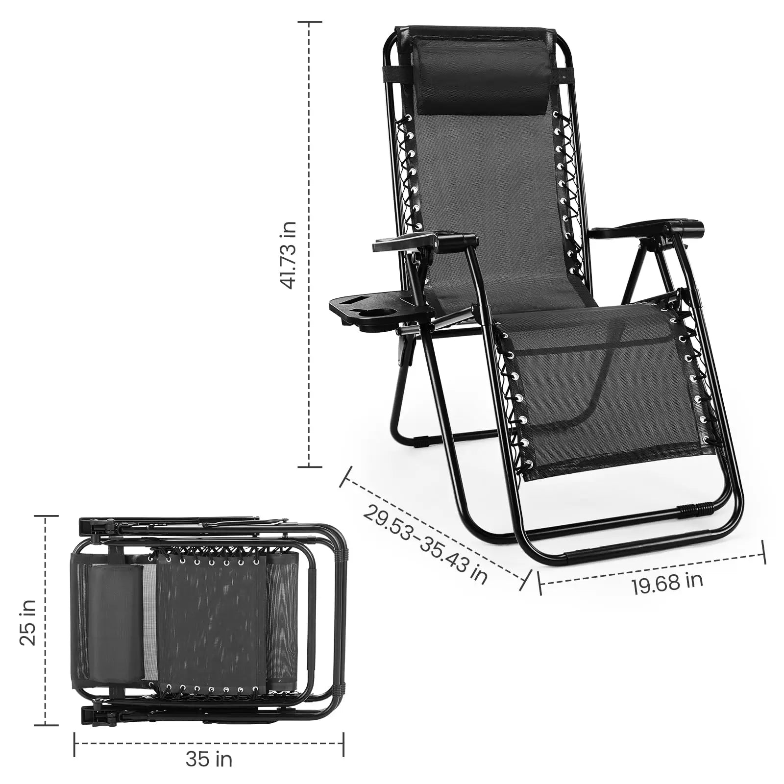 Folding lounge chair, loffice balcony, home leisure chair, backrest, elderly cool chair