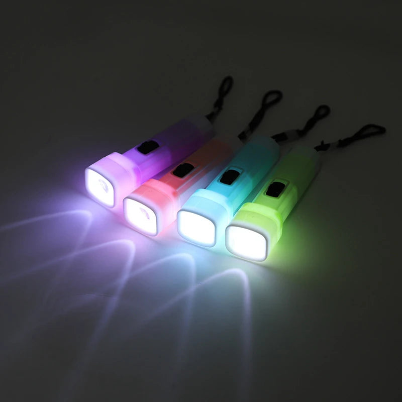 12Pcs LED Mini Flashlight Kids Birthday Party Favors for Festival Decoration