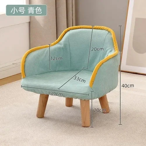 Children's small sofa chair, single person reading corner, reading lazy room backrest seat