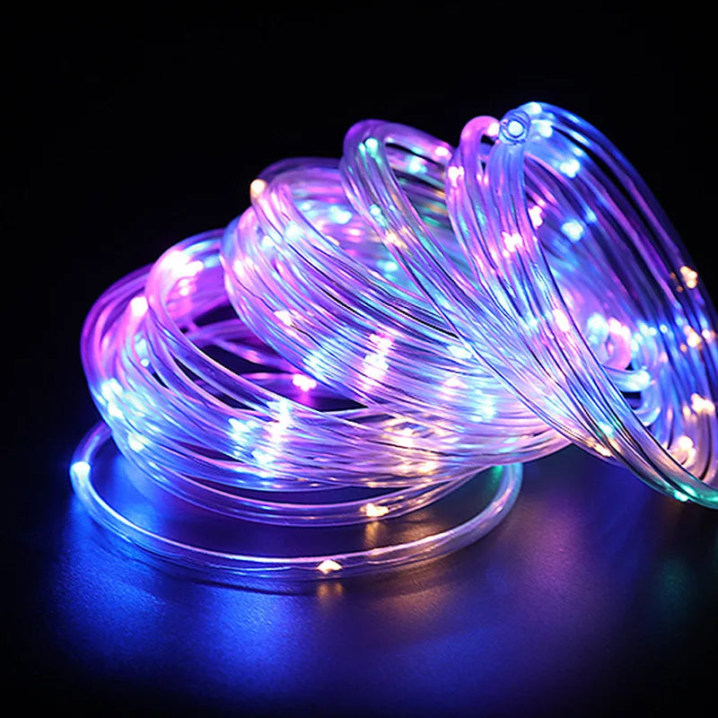 300 LED Solar Rope Strip Lights