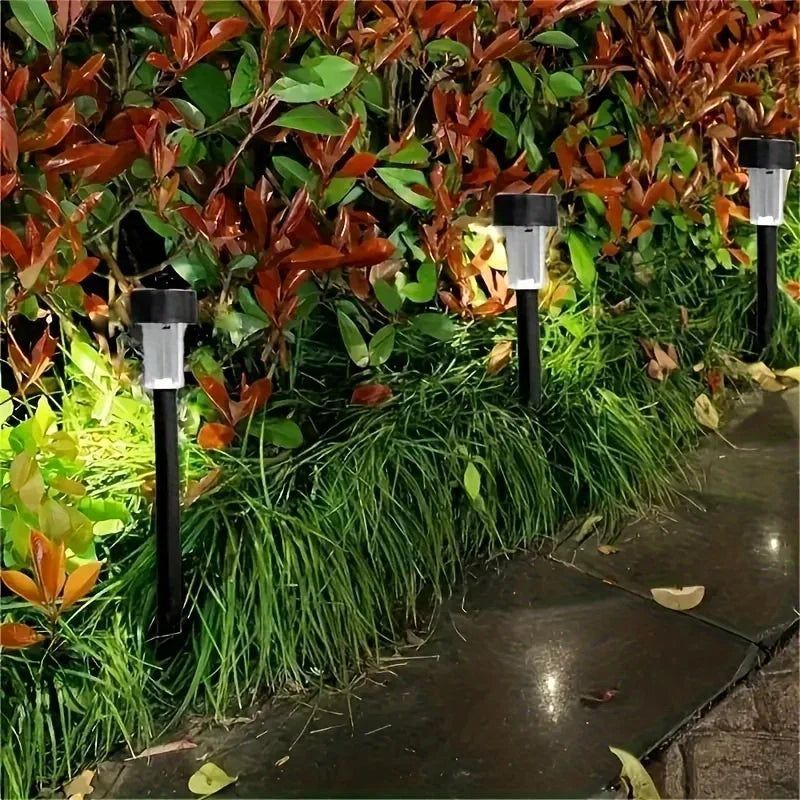 10PCS Solar Lights Powered By Nickel Batteries, Semi Embedded for Lawns and Gardens