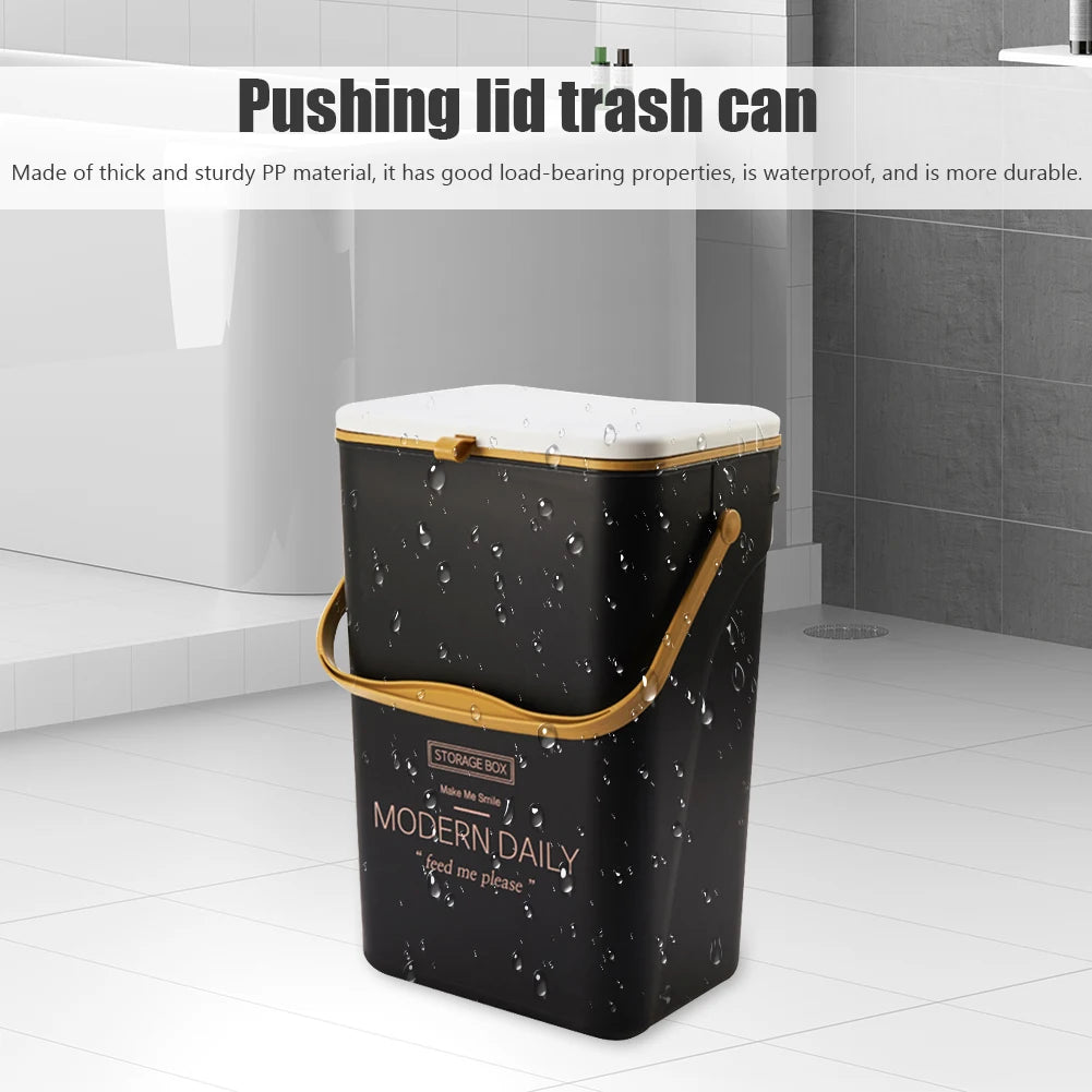 Hanging Wall Mounted Trash Can Large Capacity 7L/12L