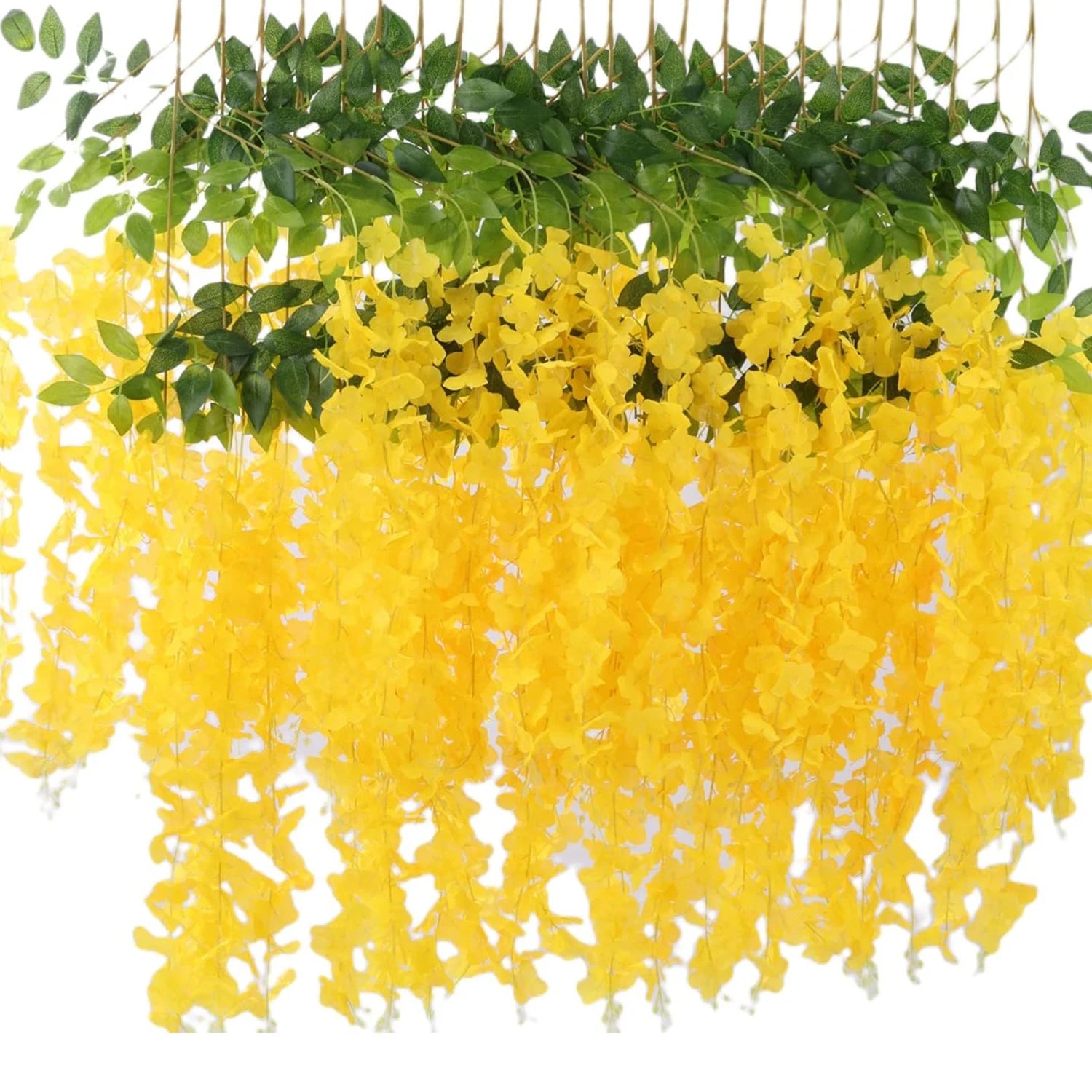 1 pc Artificial Flowers Rattan Home Wedding Celebration Festival Outdoor Garden Wall Yard
