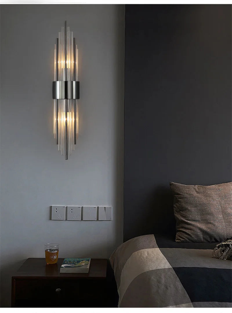 Luxury Wall Lamp Modern LED Gold Wall Light Indoor Lighting Wall Sconce Home Decoration