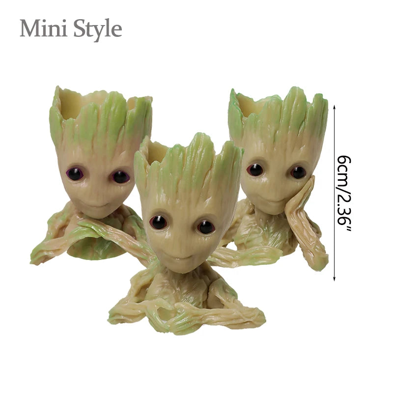 Office Desktop Display Cartoon Groot Figurines Handicrafts Decor