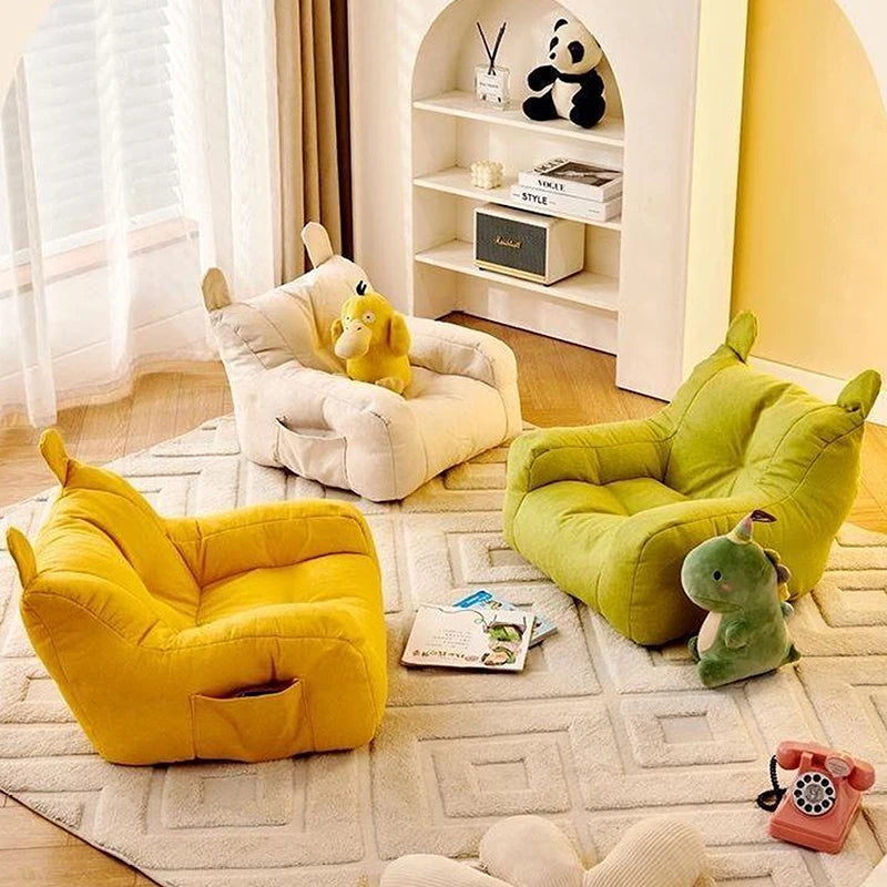 Soft Small Sofa Chair Comfortable Ergonomic Living Room With Storage Bag