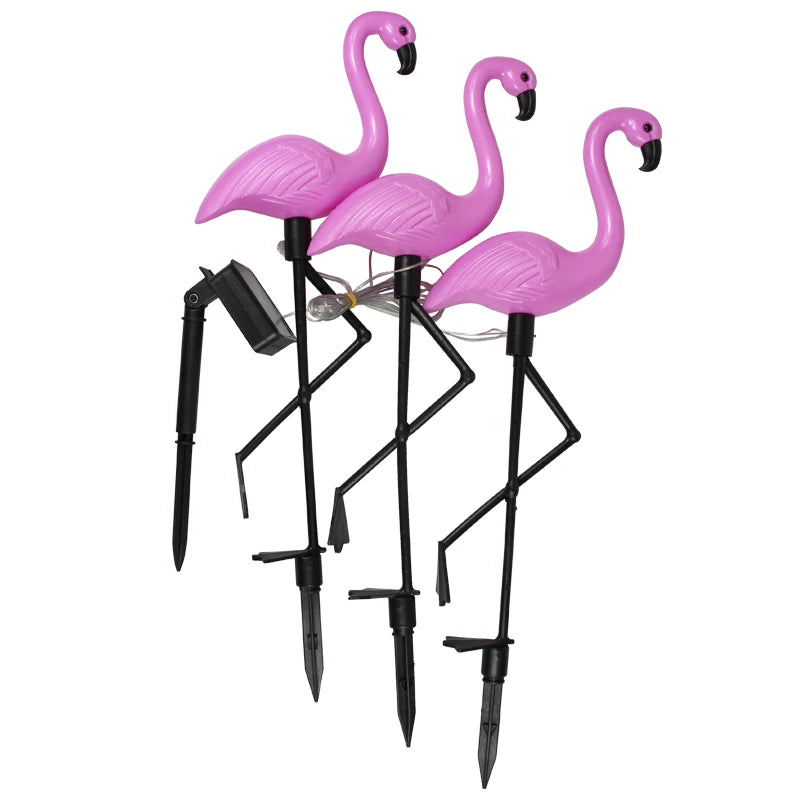 Solar Flamingo LED Outdoor Garden Light Waterproof Courtyard Lamp