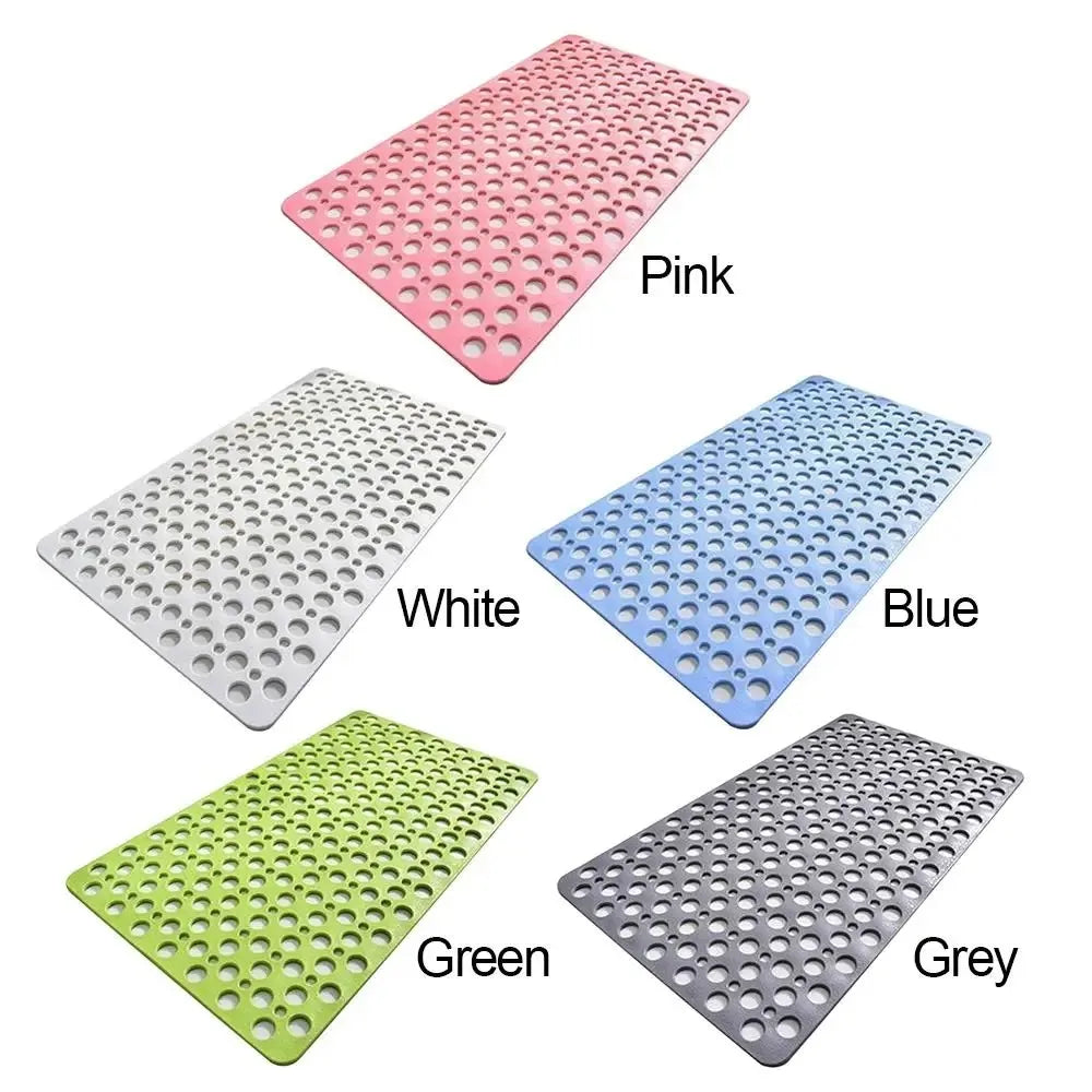 Non-Slip Bath Mat with Drain Holes