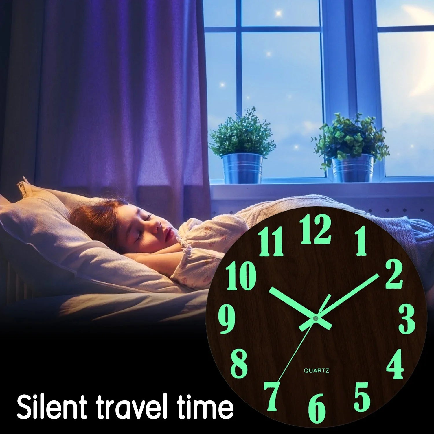 12 Inch Luminous Wall Clock