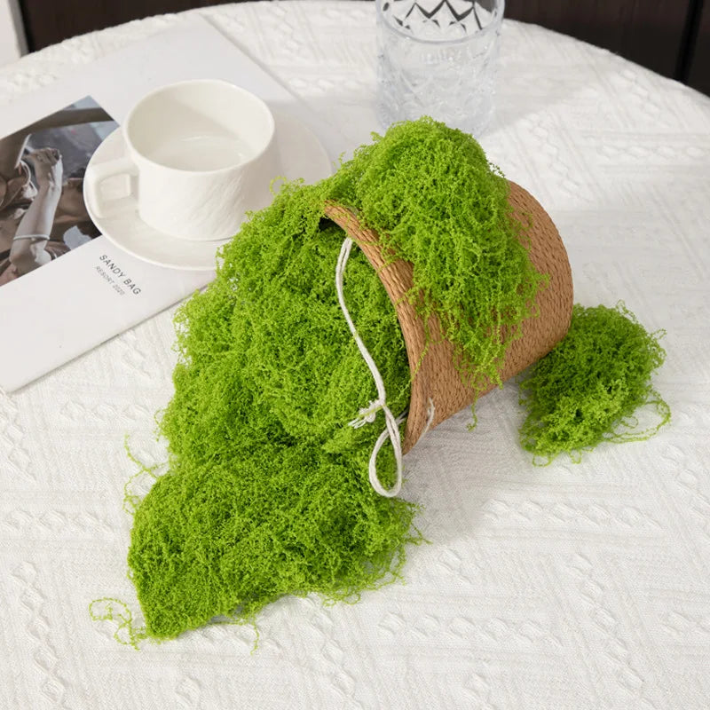 Fake Artificial Green Moss for Fairy Garden Accessories Home Garden Ornament