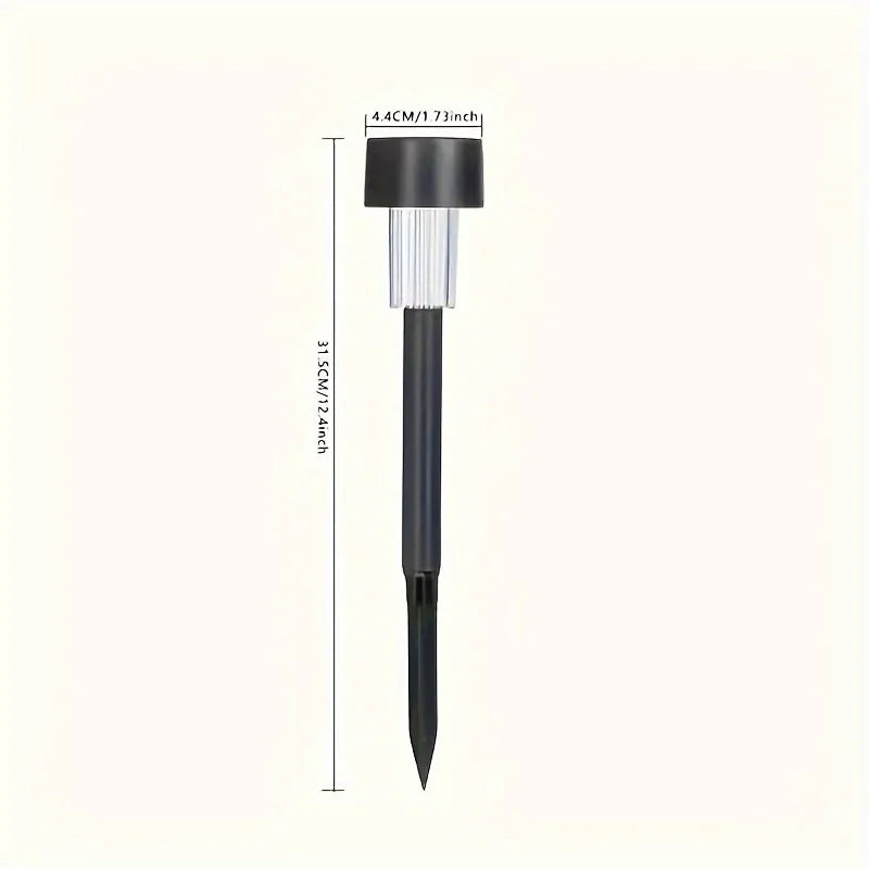 10PCS Solar Lights Powered By Nickel Batteries, Semi Embedded for Lawns and Gardens