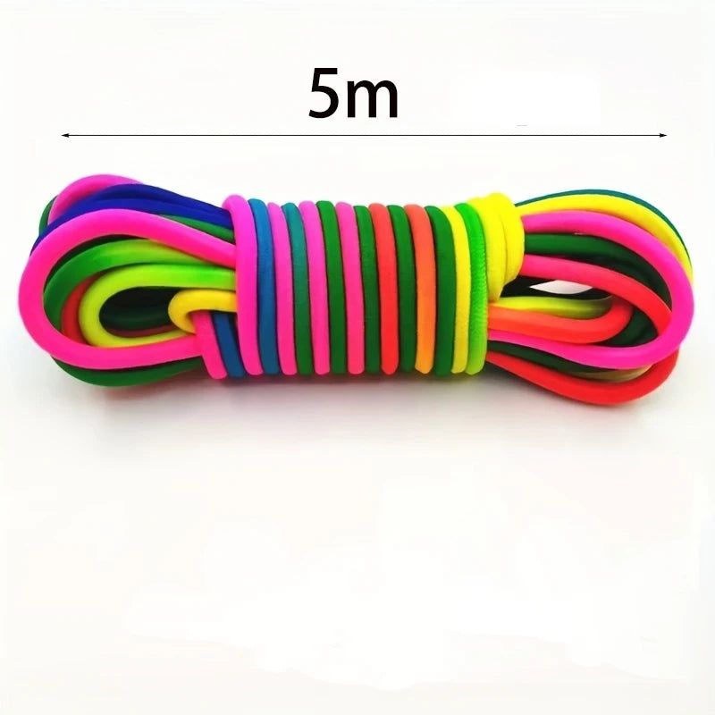 5-10m Jump Rope Rubber Band Motion Kids Skipping Rope