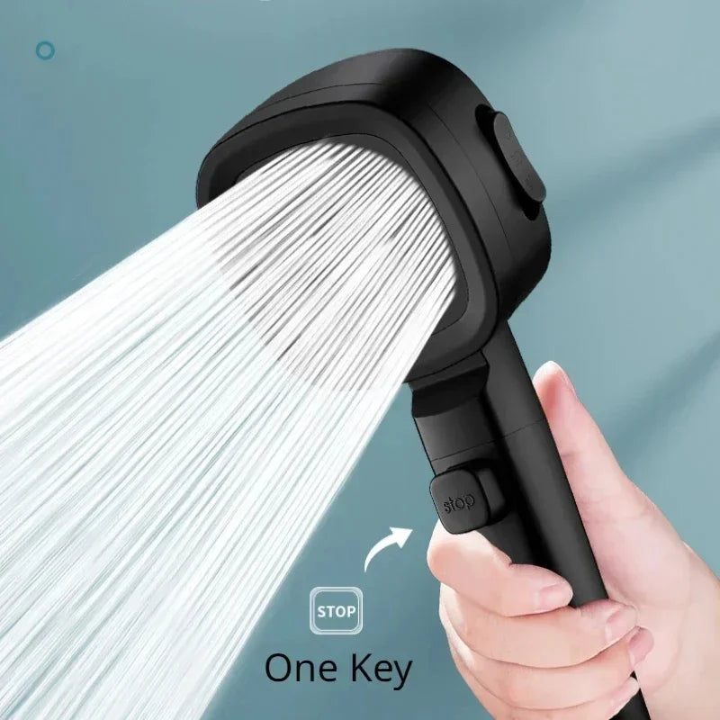 3 Modes High Pressure Adjustable Shower Head