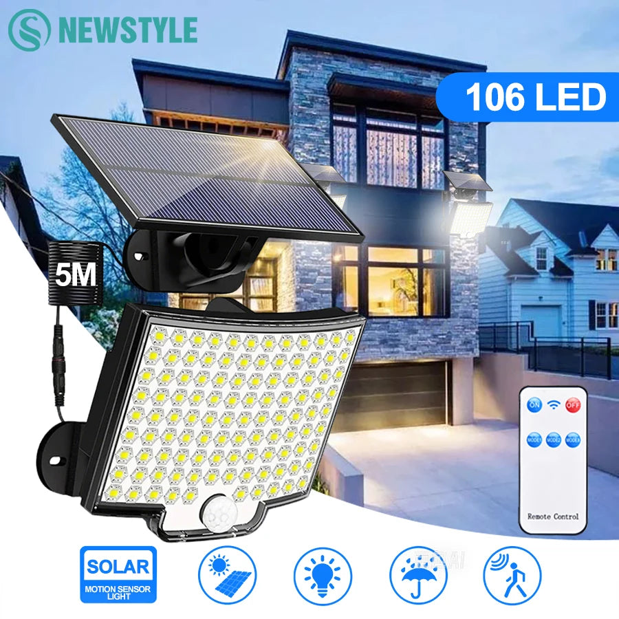 Outdoor Security with Solar Flood Lights