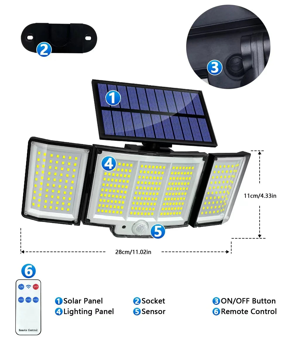 Outdoor Security with Solar Flood Lights