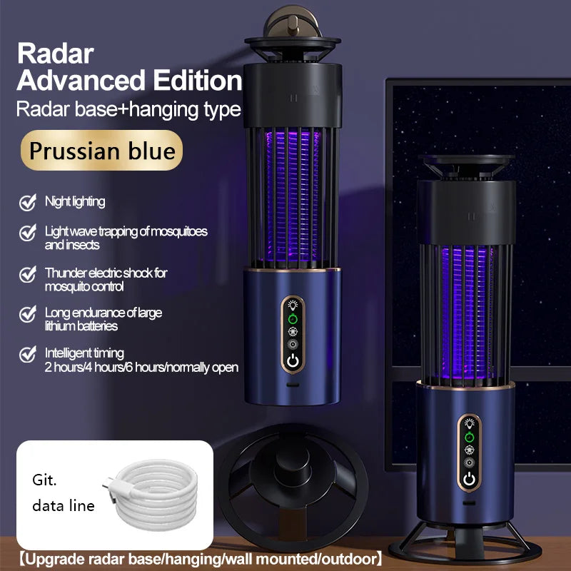 Mosquito Killer Lamp Insect Fly Trap Camping Lantern Usb Timing Electric Mosquito Swatter
