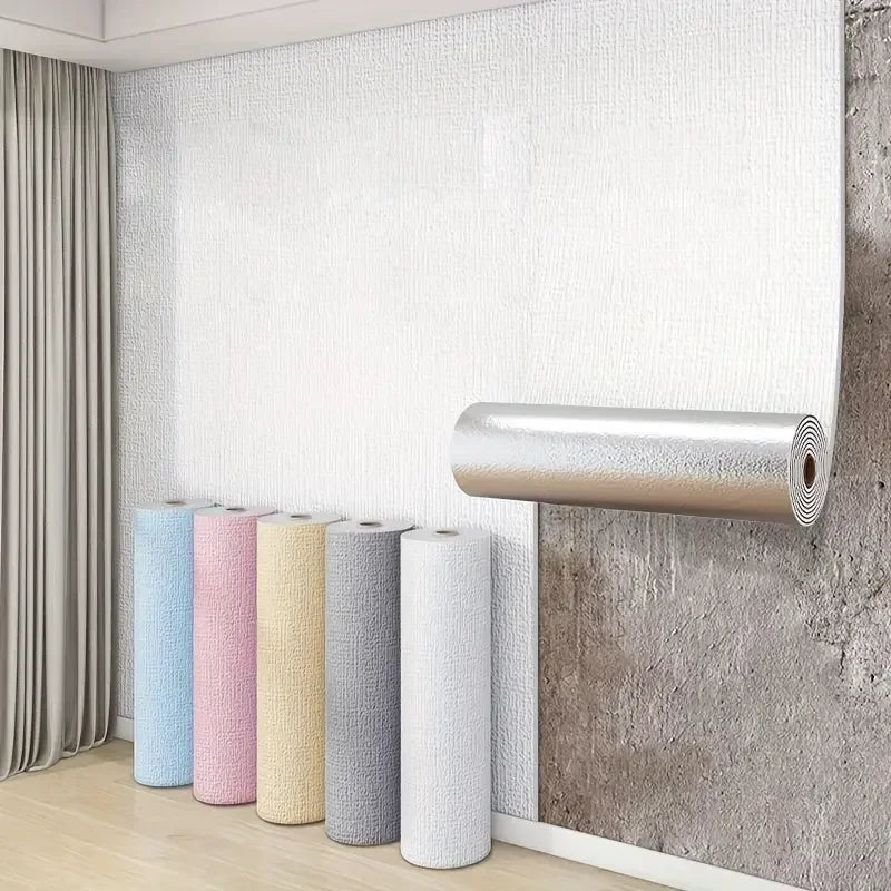 3D Self-Adhesive Linen Wallpaper