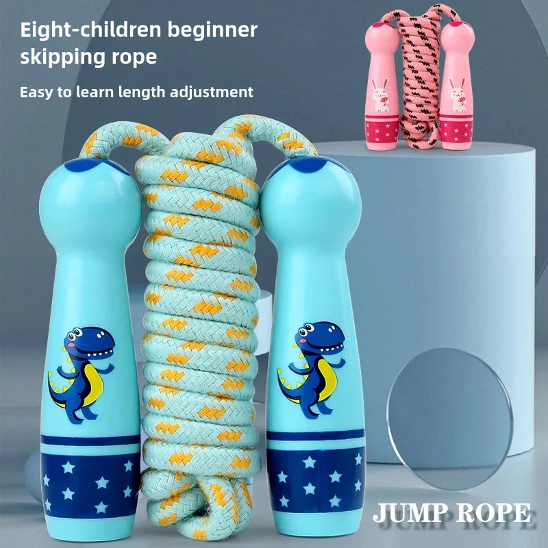 Children's Adjustable Cotton Jump Ropes for Outdoor Sports Toy