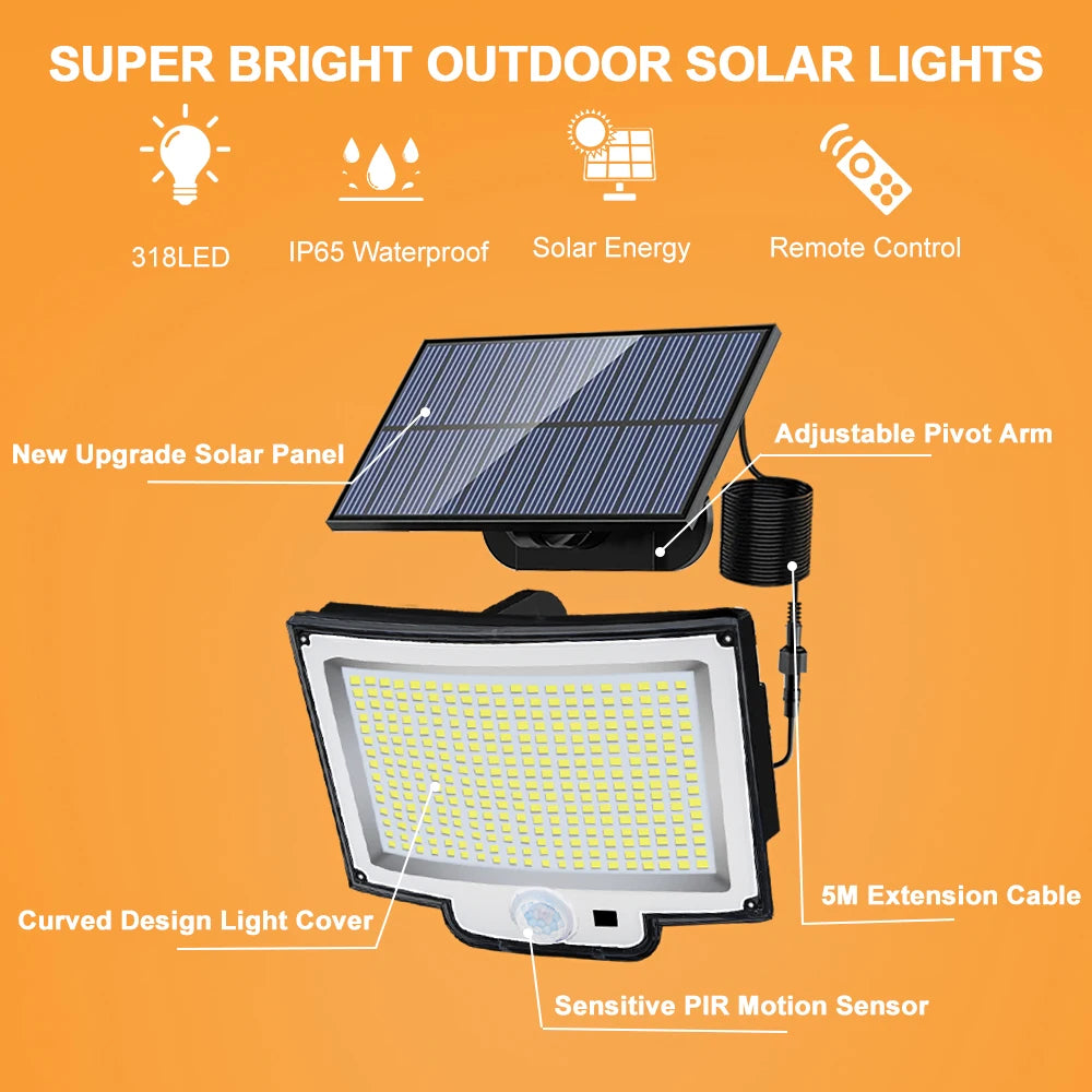 Outdoor Security with Solar Flood Lights