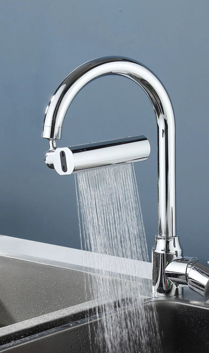 Waterfall Faucet Head Kitchen Bathroom Multifunctional Nozzle Anti Splashing Tap