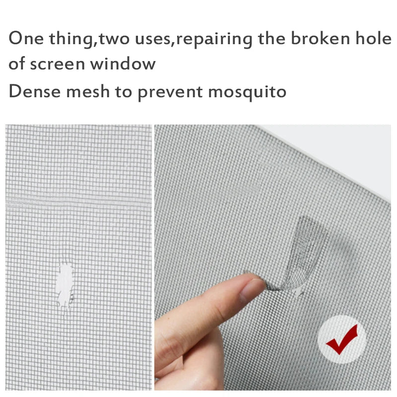 1/5/10 pcs Window Screen Patch Exhaust Door Drainage Hole Anti-mosquito Mesh Screen