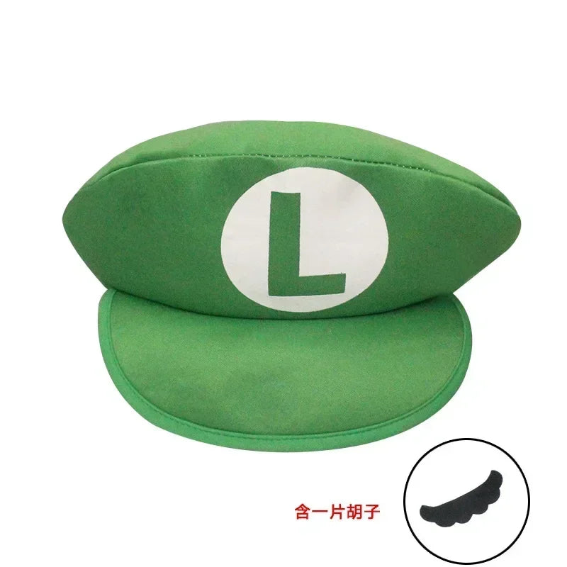 Super Marios Bros Cartoon Hat Adult Kids Game Children Cosplay Gifts
