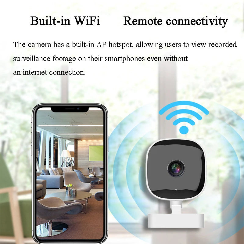 4K Camera IP/AP Remote Monitor Cloud Storage Audio Motion Detection Camcorder