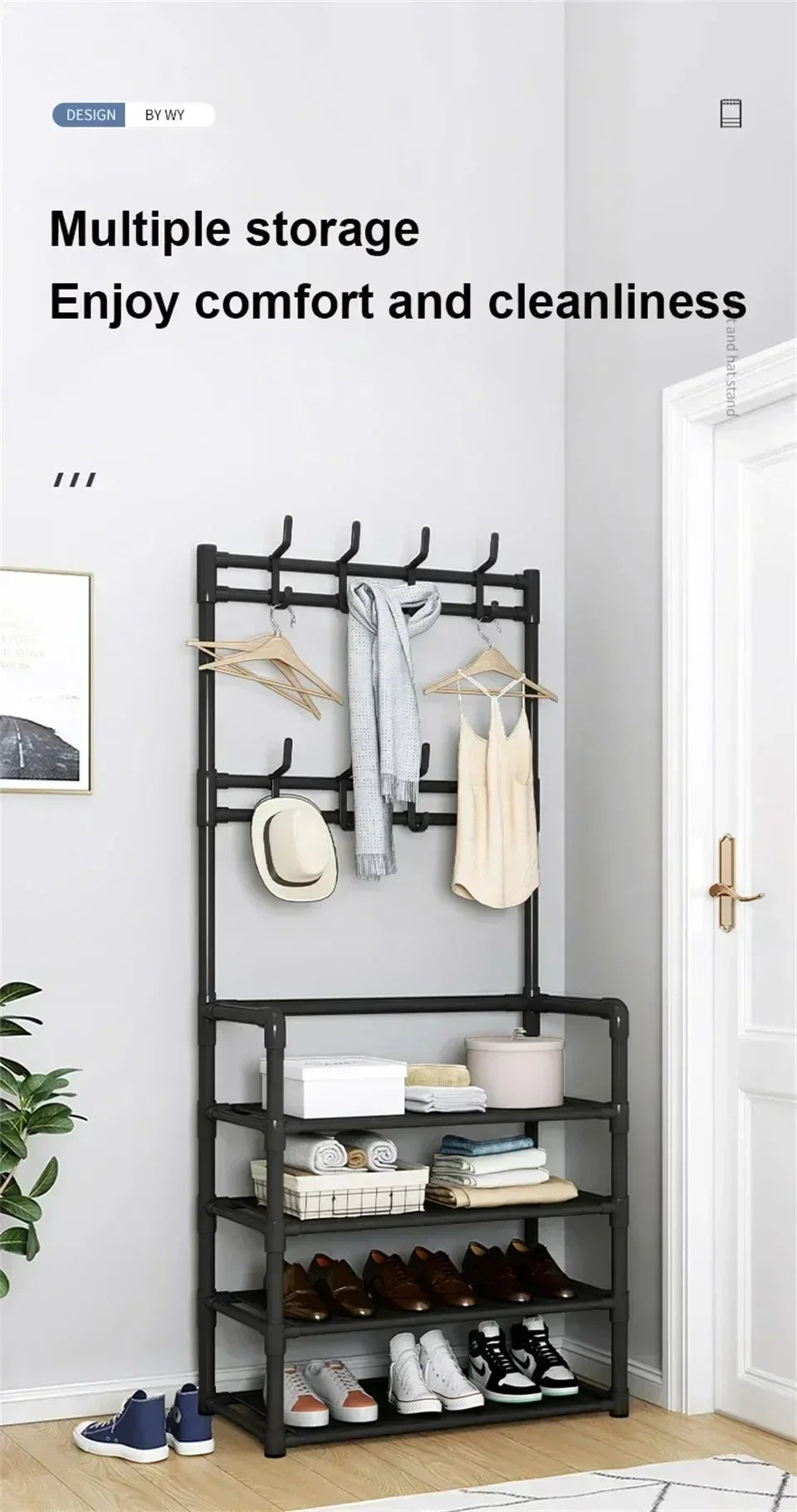 Multi-Layer Shoe Rack and Organizer
