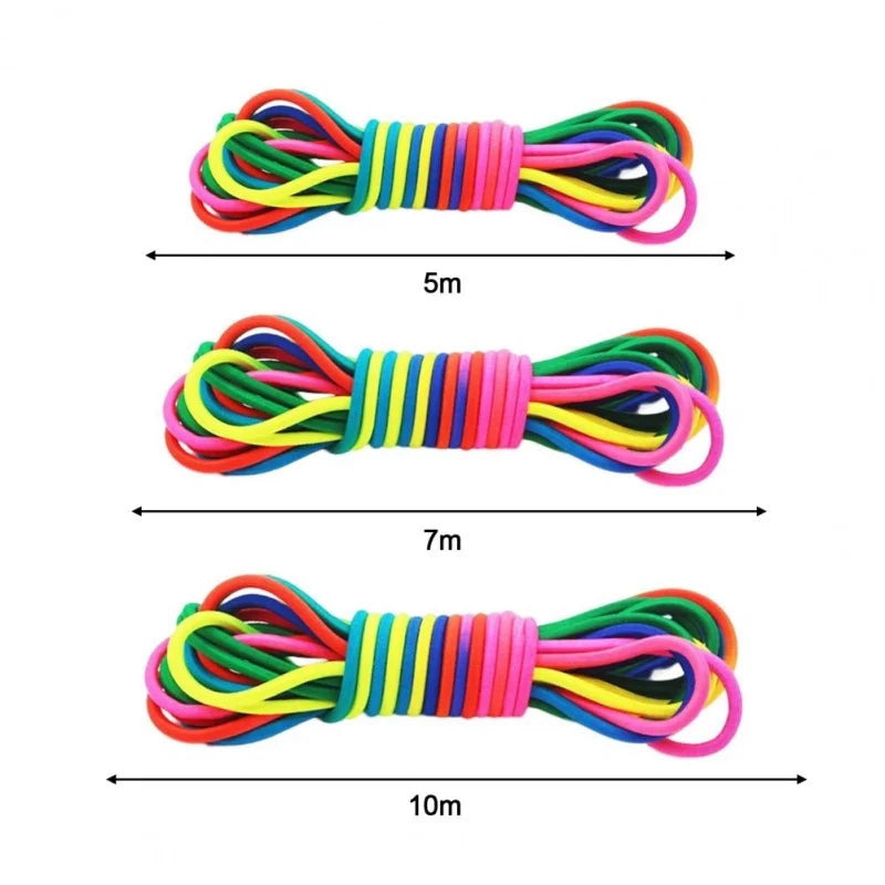 5-10m Jump Rope Rubber Band Motion Kids Skipping Rope