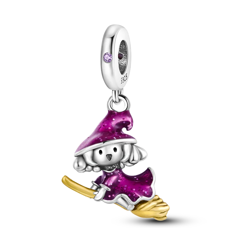 925 Silver Halloween Boutique Pendant Fit Original Bracelet Charm Necklace