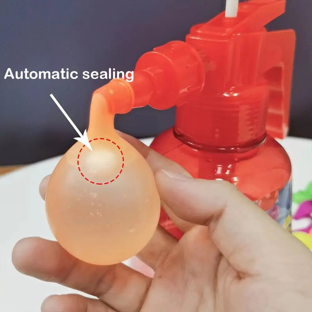 Outdoor Activities Air Water Bomb Balloon Pump Automatic Sealing Water Toy