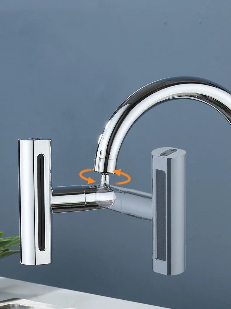 Waterfall Faucet Head Kitchen Bathroom Multifunctional Nozzle Anti Splashing Tap