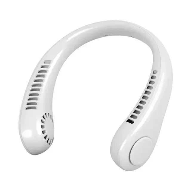 Portable Mini Neck Hanging Fan USB Rechargeable Wearable for Outdoor