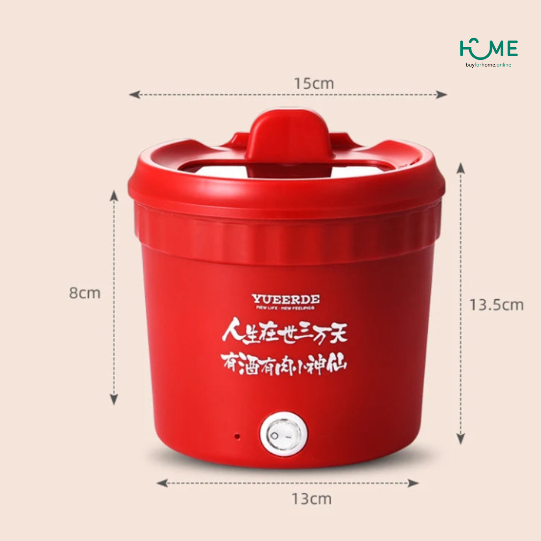 1.2L Mini Electric Hot Pot Household Multifunctional Electric Cooking Pot