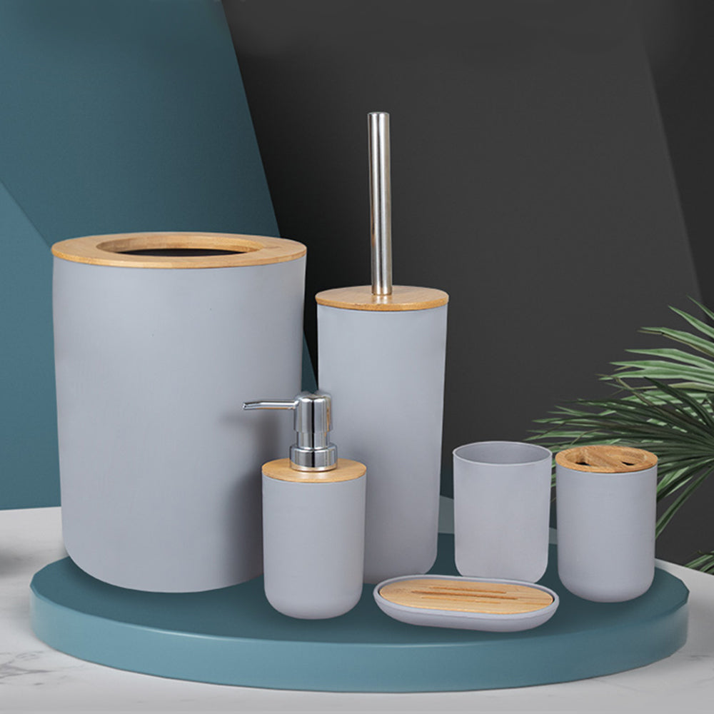 6Pcs Bathroom Storage Set