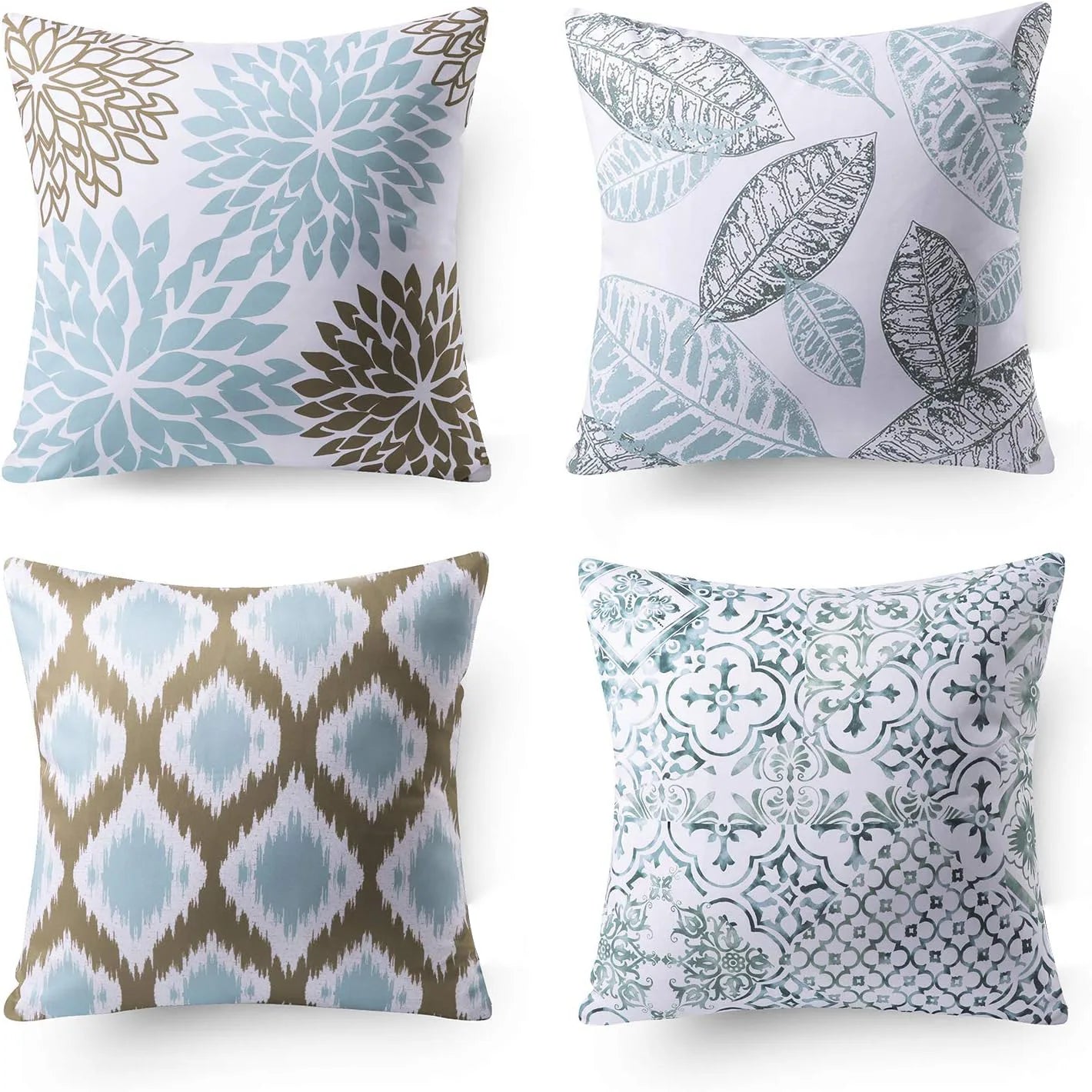 Velvet throw pillow covers set of 2