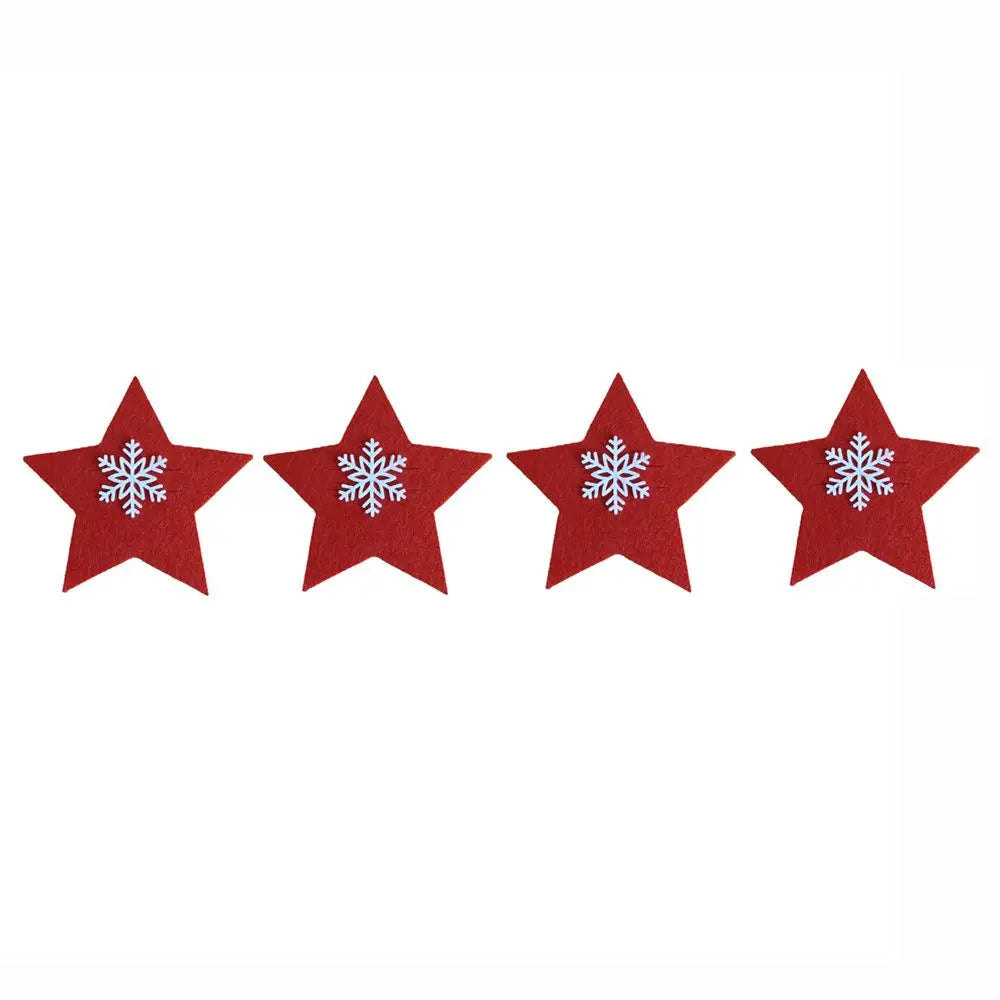 Christmas Knife and Fork Holder Pocket Cutlery Bag Non-woven fabric Cookware Organizer