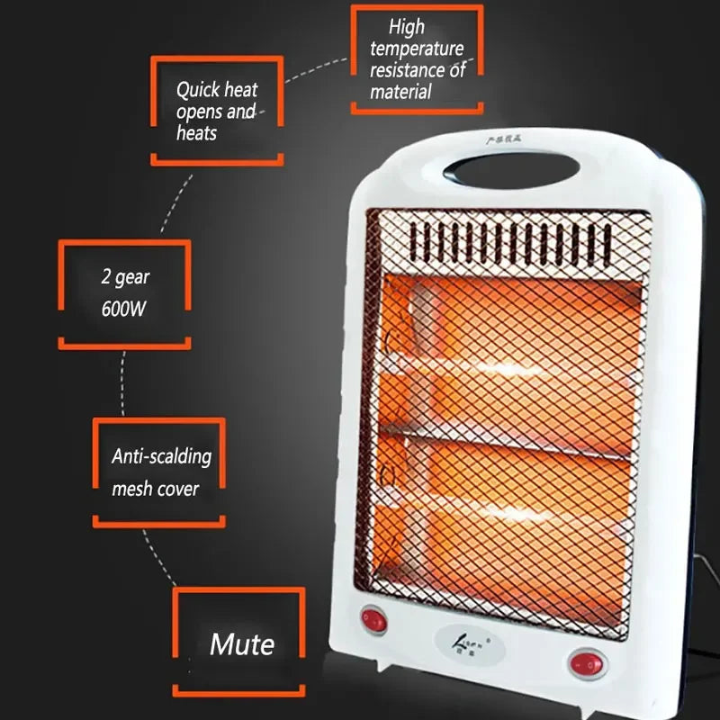 Portable Electric Heater Stove Winter Warmer Machine Furnace Thermal Heating Radiator