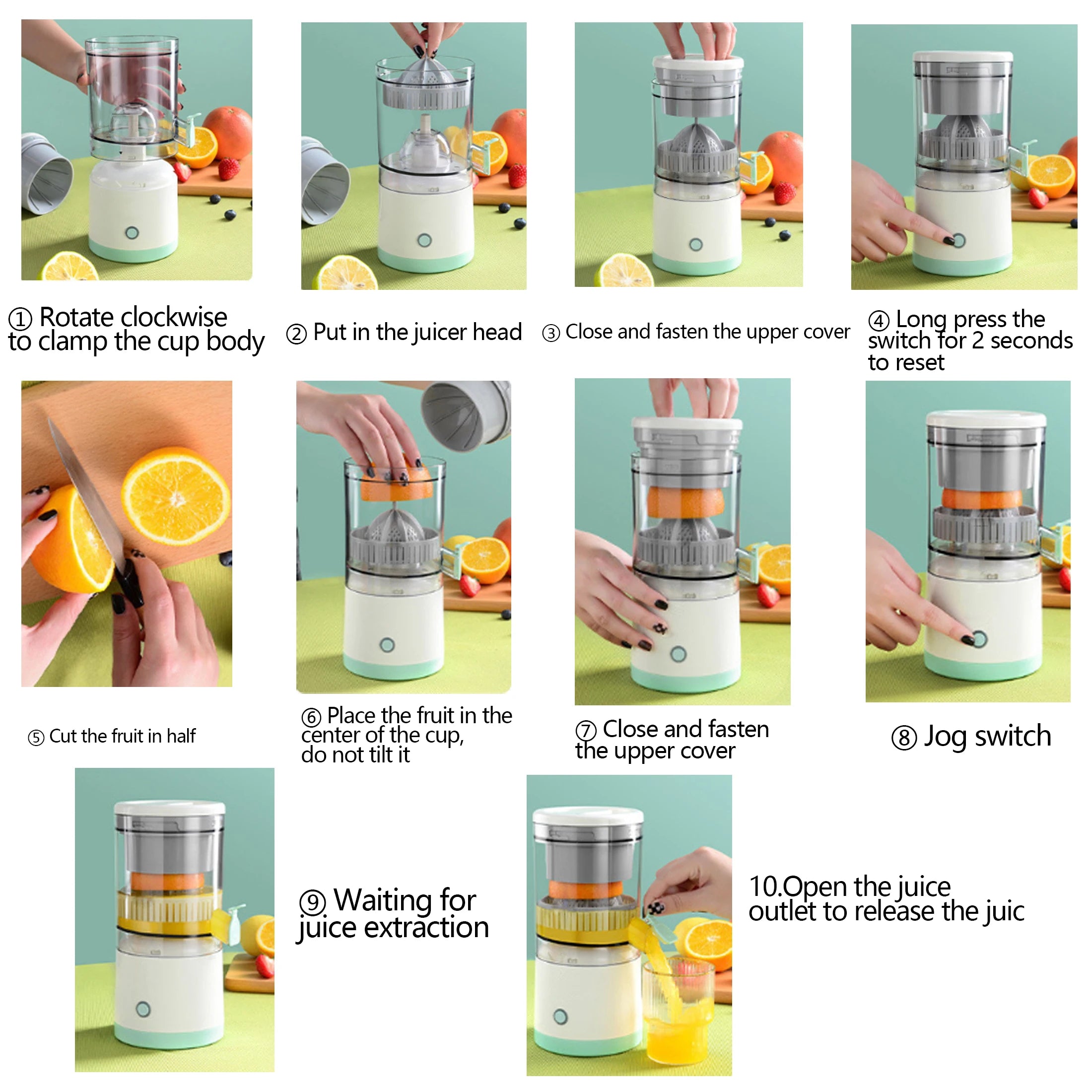 Portable Electric Juicer USB Charging
