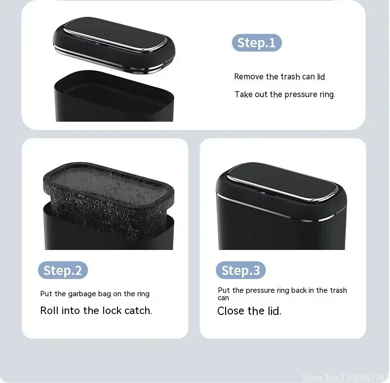14L Smart Trash Can Automatic Sensor Garbage Can